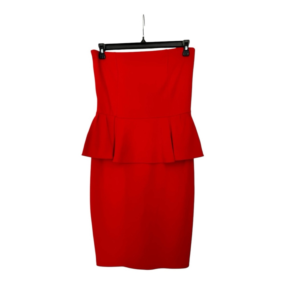 NWT MNG by Mango MNG Suit strapless red dress